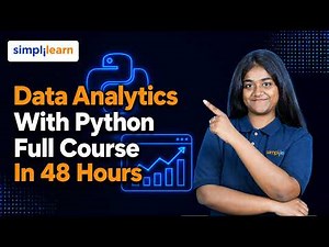 Data Analytics with Python in 48 Hours | Full Course for Beginners | Simplilearn
