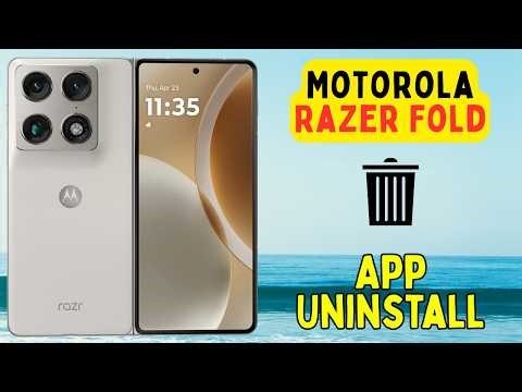 Motorola Razer Fold App Uninstall Tutorial | Delete Apps Quickly & Easily