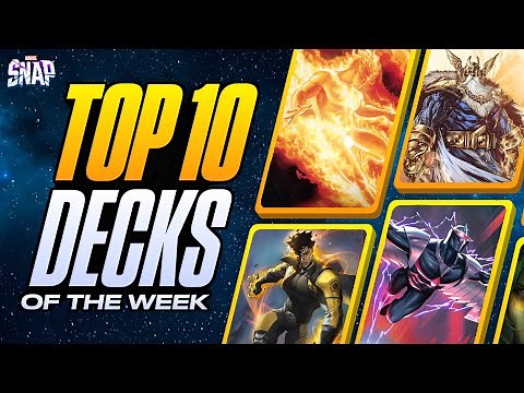 THE BEST DECKS IN MARVEL SNAP | Weekly Marvel Snap Meta Report #156