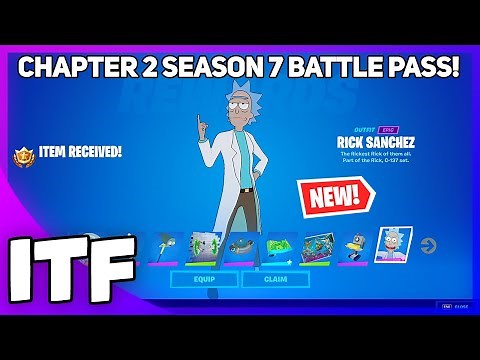 CHAPTER 2 SEASON 7 Battle Pass OVERVIEW! I BOUGHT ALL TIERS! (Fortnite Battle Royale)