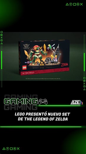 LEGO presenta nuevo set de The Legend of Zelda 🧱🗡️ Hyrule cobra vida pieza por pieza en una colección imperdible para fans 🔥✨ ¿Lo armarías? 👀 #LEGO #Zelda #TheLegendOfZelda #GamingCulture #AztecaEsports | Azteca Esports