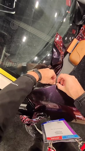 Stuart Wilson on Instagram: "Corner game on Lock with @stek.usa airforce ppf! This material makes it easy, goes down like butter! #stek #sema #ppf #meta #paintprotectionfilm"