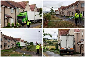 Man injured after ASDA van crashes into house in Tranent