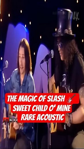 The Magic of Slash 🎸 Sweet Child O' Mine Rare Acoustic (MAX Sessions 2010) #Slash