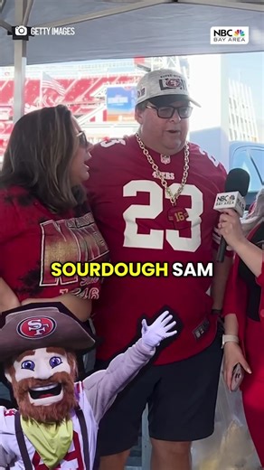 What’s the name of the official #49ers mascot? • #BayArea #NFL #Football | NBC Bay Area