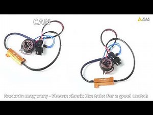 3457 3157 CAN Bus LED Resistors 50W 6ohm Fix Error Signal Hyper Flash