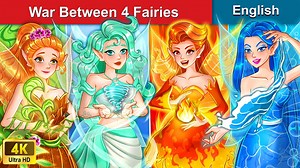 War Between 4 Fairies 🧚 Fire, Water, Air and Earth Fairy 🌛 #WOAEnglishFairyTales #EnglishFairyTales #fairytales #storiesforteenages #princess | Turturly and Friends