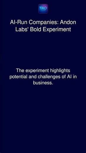 AI-Run Companies: Andon Labs' Bold Experiment