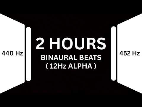 440 Hz + 452 Hz (12 Hz Alpha Waves) | Memory & Study Focus Music