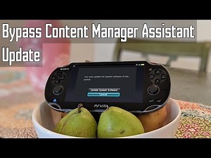 Playstation Vita: Bypass Content Manager Assistant Update