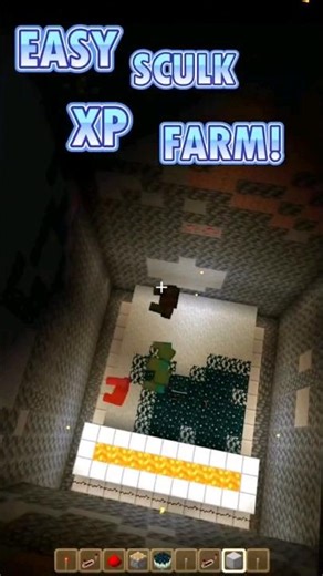 EASY SCULK XP FARM! |Minecraft Bedrock 1.20 Survival Let's Play|