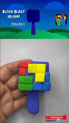 My Sprunki OC: Block Blast from phase 1 to phase 3 #sprunki #sprunkioc #shorts