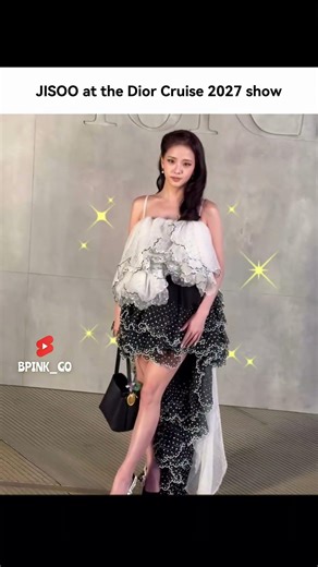 JISOO at the Dior Cruise 2027 show #jisoo #blackpink #shorts