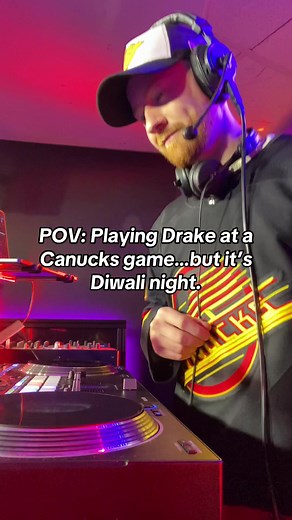 Canucks Diwali Night Routine at Rogers Arena in Vancouver