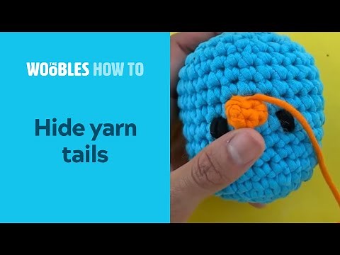 How to hide yarn ends in crochet