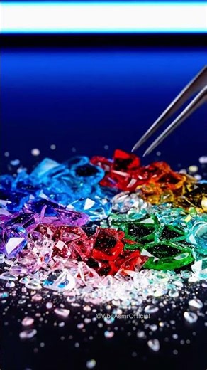 ASMR Jewel Candy CRACK & Re-Fuse: Extreme Macro Shattering & Melting (No Talking, Ultra HD)