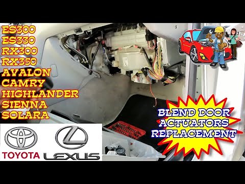 ES300 ES330 RX330 RX350 Avalon Camry Sienna Left And Right Blend Door Actuators Replacement