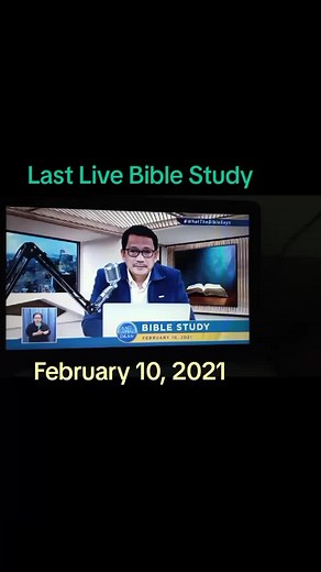 Last Live Bible Study with Bro. Eliseo Soriano
