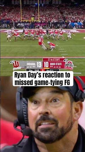 Ohio State missed a chipshot to tie Indiana
