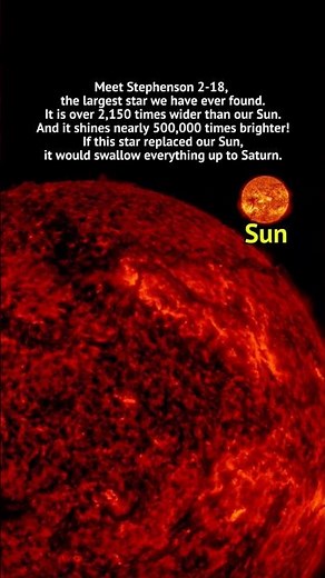 Meet Stephenson 2-18: The Largest Star in the Universe 🌟
