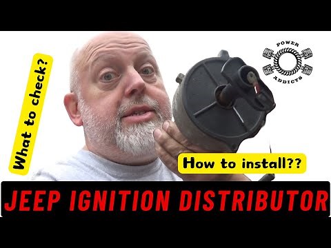 Remove and Install a Jeep Distributor #poweraddictscrew #jeepyj