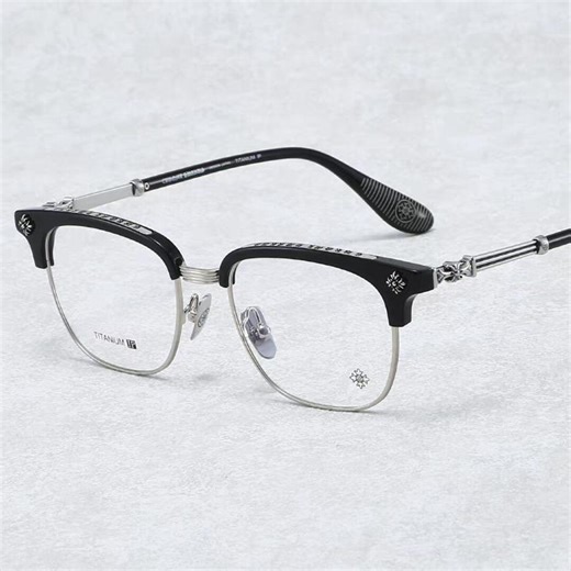 Lightweight Titanium Eyeglass Frame, Unisex Vintage Style Glasses for Men and Women, Fashion Glasses Frames 032 - Etsy