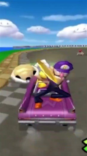 Epic Star Save from a Green Shell Mario Kart Double Dash #shorts