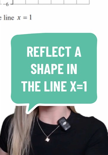 Red or green?! How to reflect a shape #gcsemaths #mathsrevision