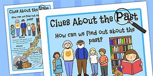 Clues About the Past Display Poster