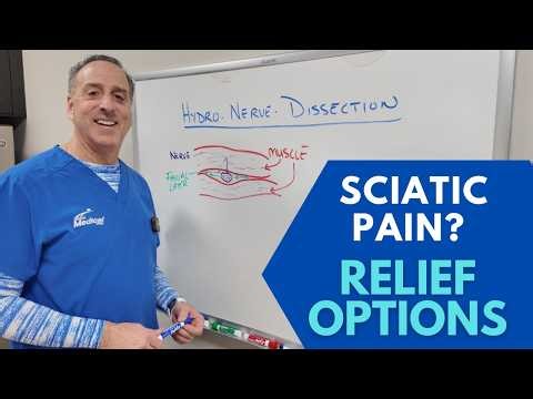 HYDRO NERVE DISSECTION. Sciatic Pain Relief, Piriformis Syndrome Pain Relief, Radiating Pain Relief