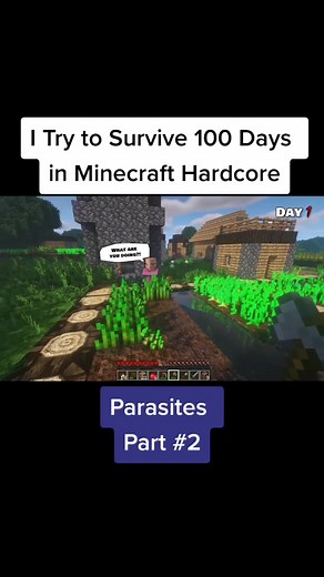 I Try to Survive 100 Days in Minecraft Hardcore - Parasites Part 2. #100days #shadowmech #minecraft