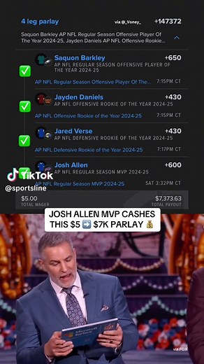 Josh Allen Wins NFL MVP Award 2024 Celebration