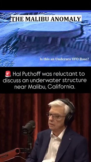 UAP Global | UFO & Alien News on Instagram: "🚨 Beneath the waves off the California coast — something that doesn’t seem natural. 🔍 In this clip, Joe Rogan and Dr. Hal Puthoff dive into an underwater structure that looks eerily constructed, possibly man-made. Could it be from a top-secret program… or something else entirely? 🧠💥 #WhatAreTheyHiding In this mind-bending moment from JRE #2314 with Dr. Hal Puthoff, Joe Rogan and his guest discuss an object deep beneath the Pacific — “very odd,” “c