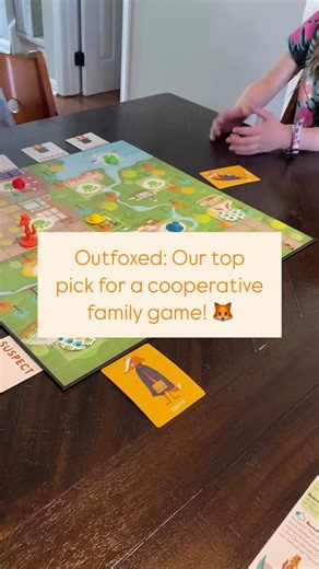 🎲 Outfoxed is the perfect cooperative board game to get your little ones into tabletop gaming! Thanks for sharing this video @runplayexplore 🦊 ✨ Check it out on Amazon! https://a.co/d/5XHNs7l #Gamewright #GamewrightGames #Outfoxed #OutfoxedGame #CooperativeGames #BoardGames #FamilyBoardGames #BuffaloGames #FamilyGameNight #KidsBoardGames #CooperativePlay | Gamewright