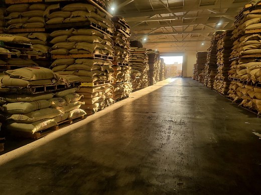 A Tour of Continental Terminals Annex Warehouse - Sweet Maria's Coffee Library