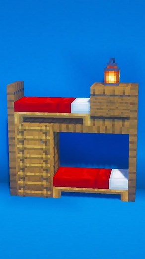 How to Build Minecraft Bunk Beds | Minecraft Tutorial