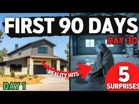 Living in a Barndominium: The First 90 Days Nobody Prepares You For