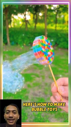 How to Make a Satisfying Rainbow Bubble Trick 🌈✨