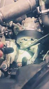 Honda CRV power steering pump removal