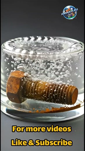 Extreme Rust Removal Experiment | Heavily Rusted Bolt Cleaning in Acid Satisfying Chemical Reaction