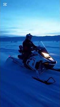 Snowmobiling Adventure in the Snow ❄️ #Snowmobiling #WinterAdvnture #SnowRide #OutdoorFun #SnowTrail