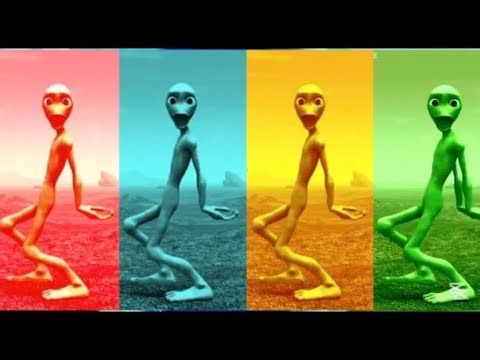 Green alien mega dance | #76
