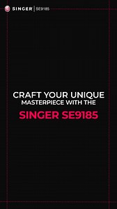 Endless possibilities with the Singer SE9185! 🌟 Customize, create, and celebrate your unique designs effortlessly. From intricate embroidery to personalized touches, this machine does it all. Learn more: 1800-103-3474 E-mail us: marketing@singerindia.com Book a demo today: https://singerindia.com/book-free-demo-se9185/ #SingerSE9185 #EmbroideryMadeEasy #UnleashYourCreativity | Singer India