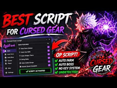 (OP) BEST CURSED GEAR SCRIPT - FREE - AUTO FARM - AUTO BLACKFLASH - AUTO RECYCLE (FREE)