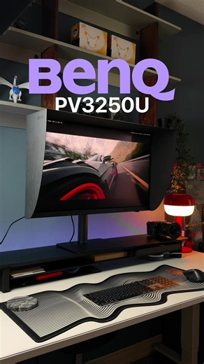 The ultimate colour grading monitor… This is the BenQ PV3250U, and it’s absolutely stacked with some crazy features: • Dark-Tone Clarity with IPS Black 3000:1 Contrast • Corner-to-Corner Uniformity Technology (Highly Important) • Image Inspection Tools: Shadow Checker Mode, Marker, Zoom Area • Hardware Calibration with 16-bit 3D LUT (Use AQColor Pilot) • 99% Display P3 Coverage • Magnetic Shading Hood • Thunderbolt 4 & Audio Jack Would you try this monitor? 👀 Never Give Up Keep Creating ♥️ #col