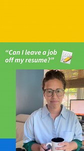 💭 Your career advice questions answered! ❓”Can I leave a job off my resume?” 🤔#CareerAdvice #CareerTips #Resume #ResumeTips #ResumeHelp #Idealist | Idealist