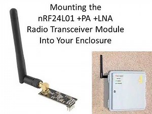 Mounting The nRF24L01 +PA+LNA Module