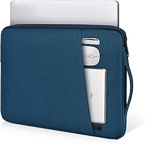 Laptop Sleeve 14 Inch Computer Case Bag for 15 inch New MacBook Air M4 A3241 M3 A3114 M2 A2941 2025-2023, HP Lenovo Acer ASUS Chromebook 14, Atrovirens