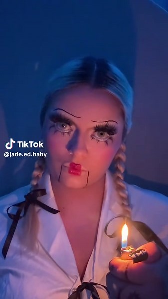 Halloween Puppet Makeup Transformation