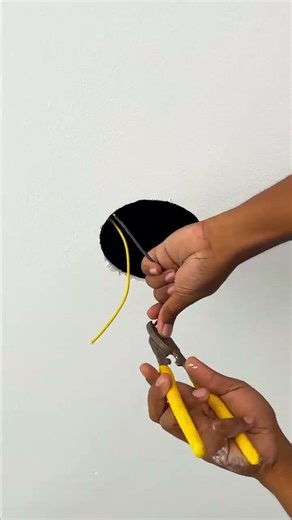 P O P LED Light Installation #electrician #ledbulbs #electrical #ledlights #shorts #panellights